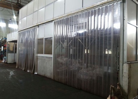 PVC Strip curtain sliding door