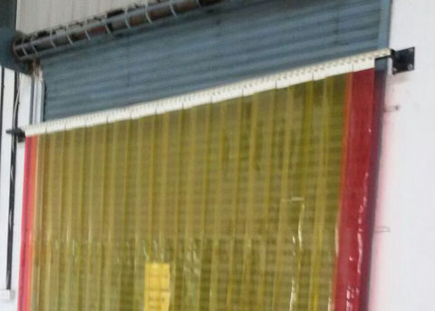 Anti Insect Amber PVC Strip Curtains